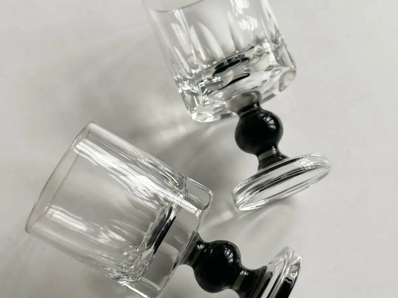 Billede 2 - Krystalglas, snaps, 2 stk samlet