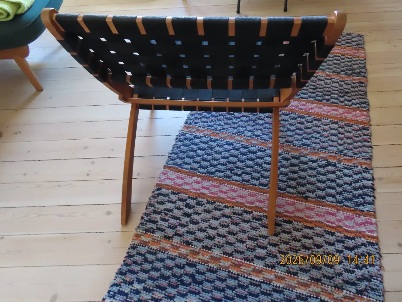Billede 3 - lounge klapstol i træ og flet