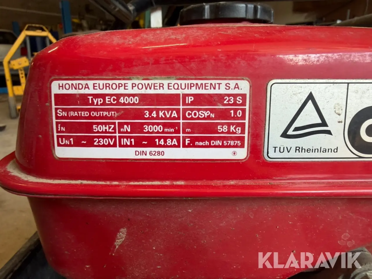 Billede 9 - Generator Honda EC 4000