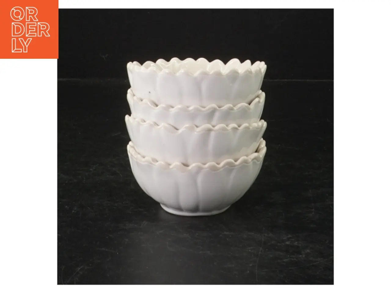 Billede 2 - Hvide porcelænsskåle fra Søstrene Grene (str. Ø. 8 cm. 4 styk)