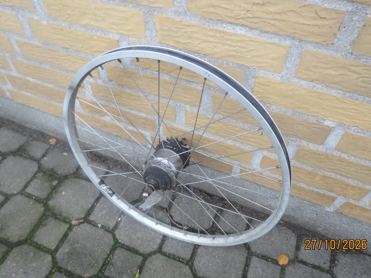 Billede 2 - 1 stk Baghjul 24 tommer med 7 Gear