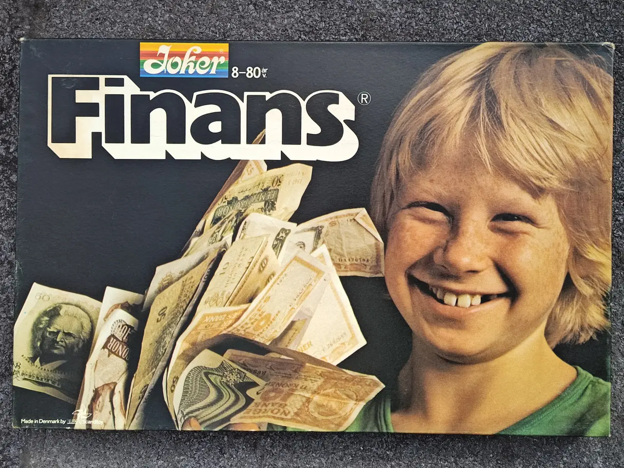 Billede 1 - Det helt gamle Finans Brætspil i den sorte æske