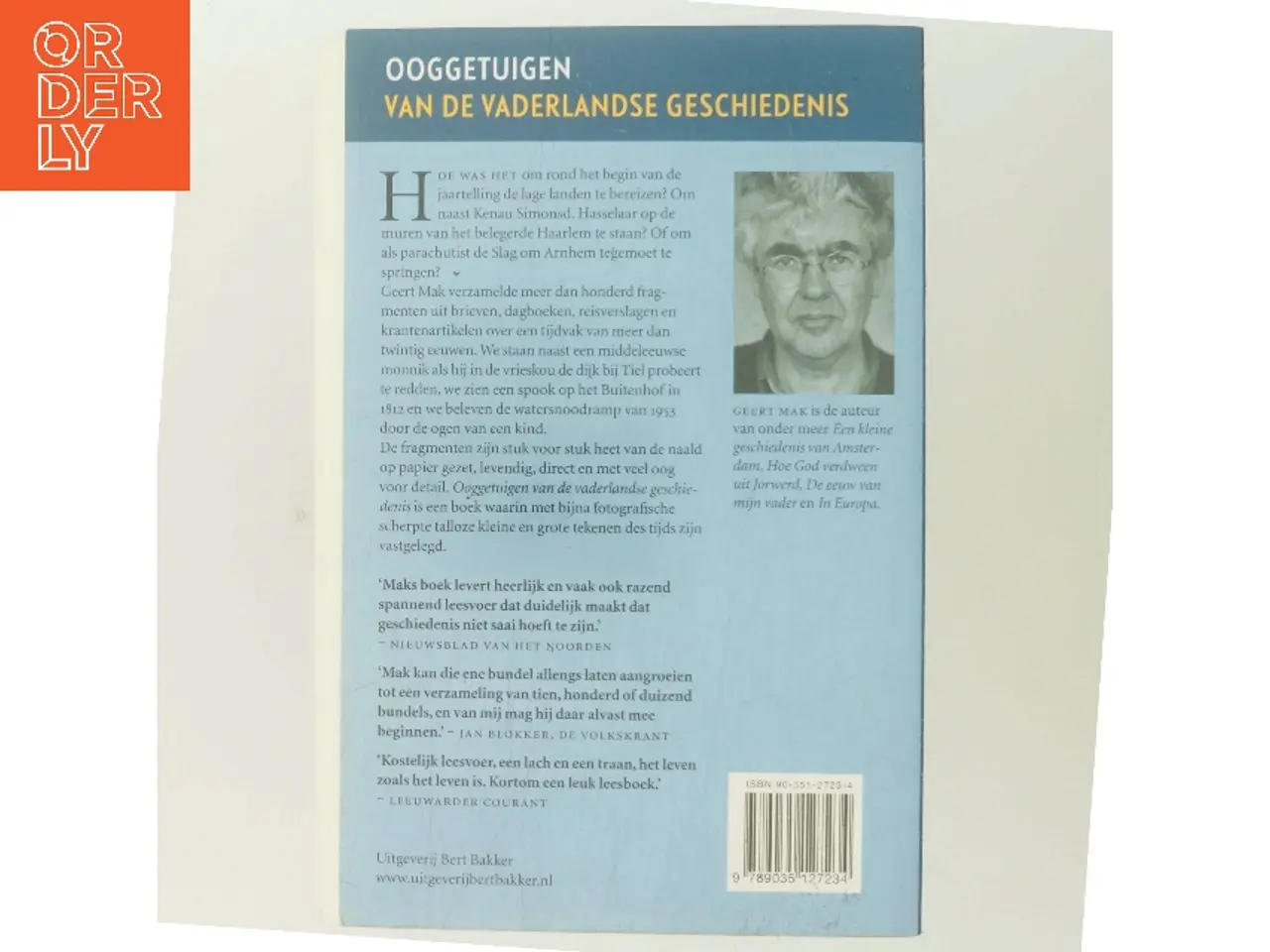 Billede 3 - Ooggetuigen af Geert Mak (Bog)