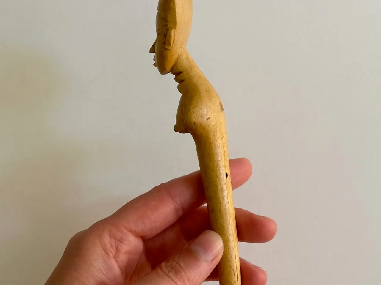 Billede 3 - Træfigur, kvinde