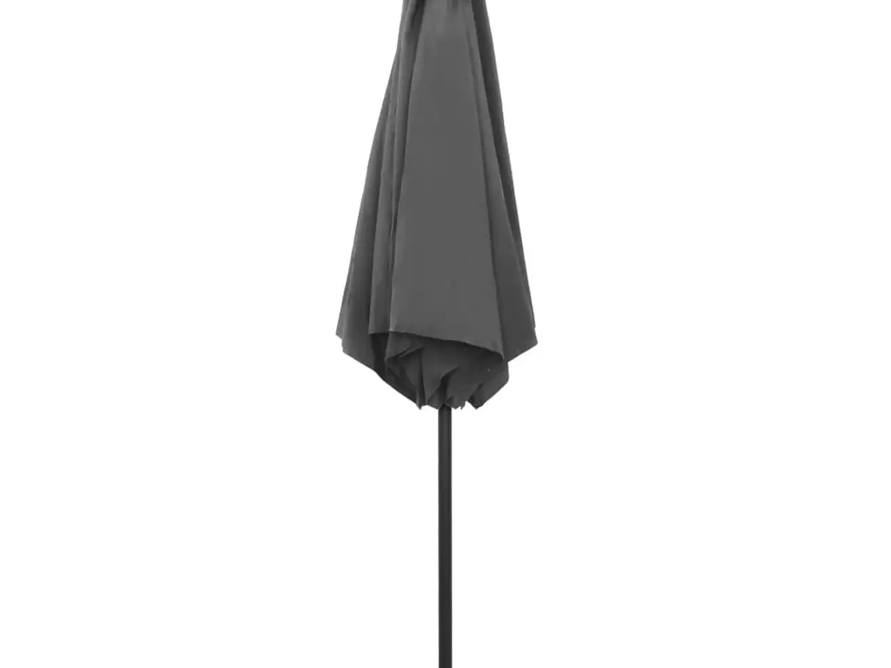 Billede 5 - Parasol med LED-lys og aluminiumsstang 270 cm - antracitgrå