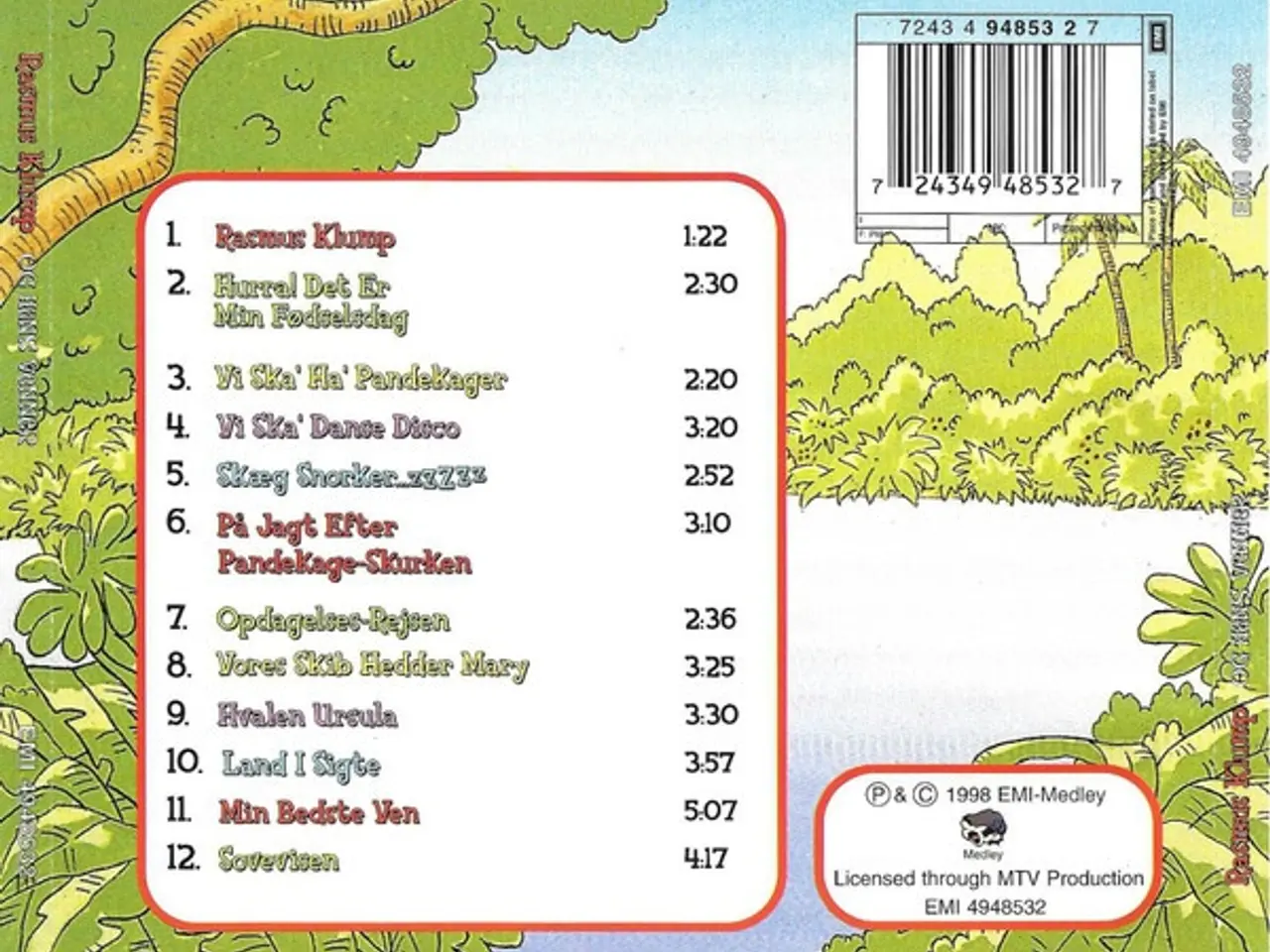 Billede 4 - Diverse kunstnere – Rasmus Klump Og Hans… – CD