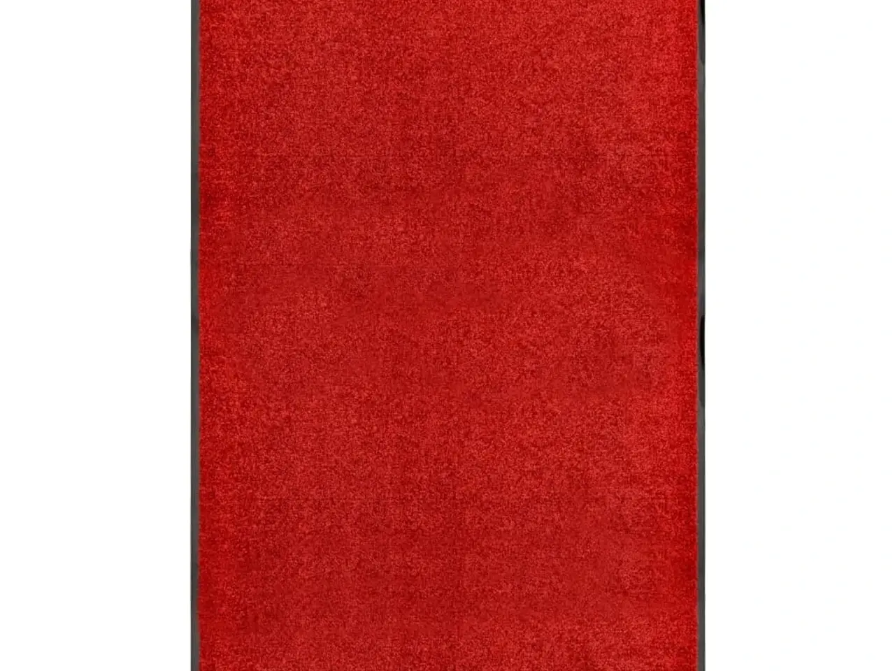 Billede 1 - Vaskbar dørmåtte 150 x 90 cm - rød