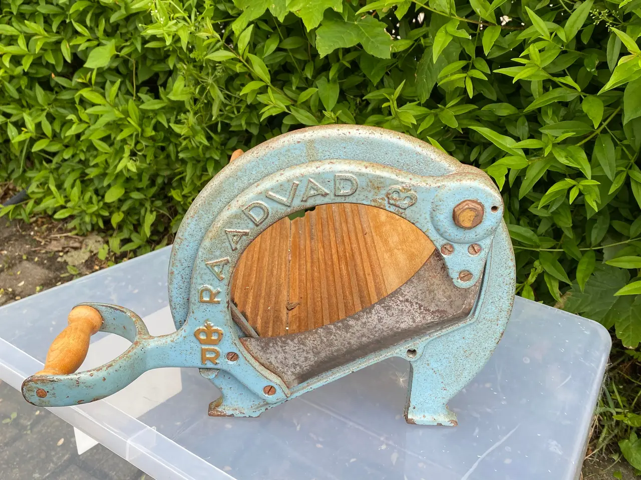 Billede 1 - Original retro Raadvad brødskærer (Model 294) 