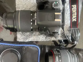 Pentax K-50 digital Kamera Sort komplet