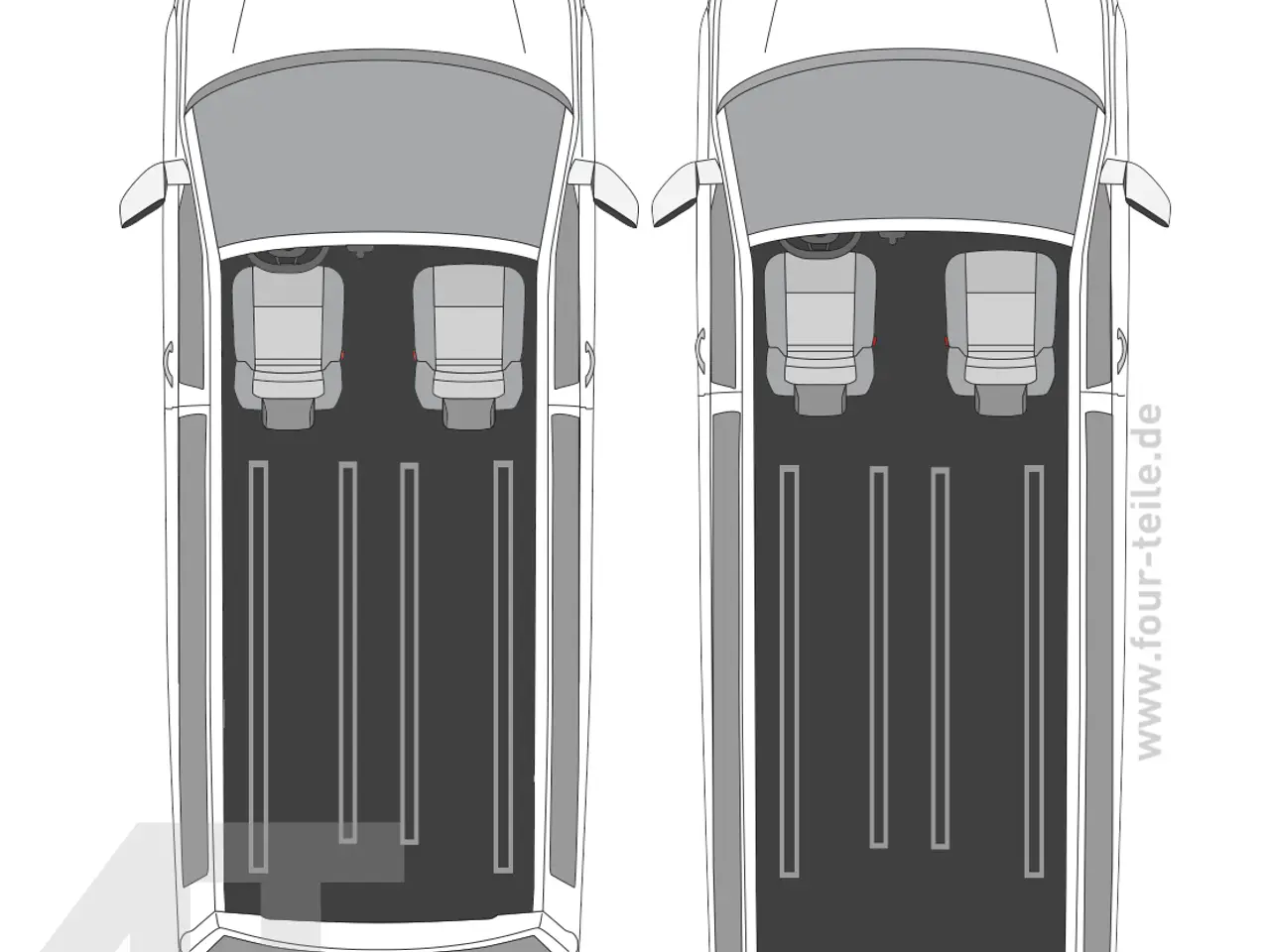 Billede 1 - Multivan-skinnesystem til VW T5-T6.1 California