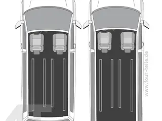 Multivan-skinnesystem til VW T5-T6.1 California