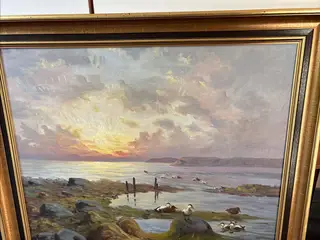 Maleri Edderfuglen af Koefod-Hansen sælges