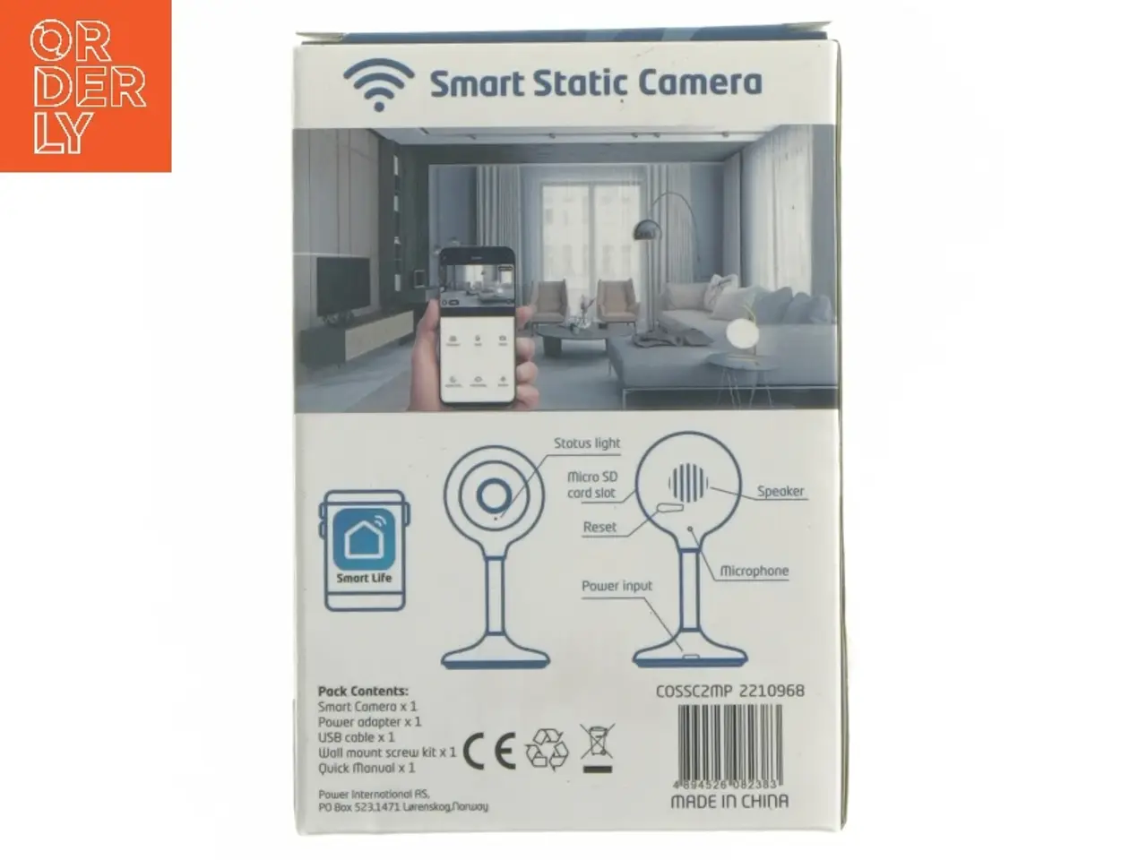 Billede 4 - Smart kamera med stativ fra Conecto (str. 13x9x6 cm)