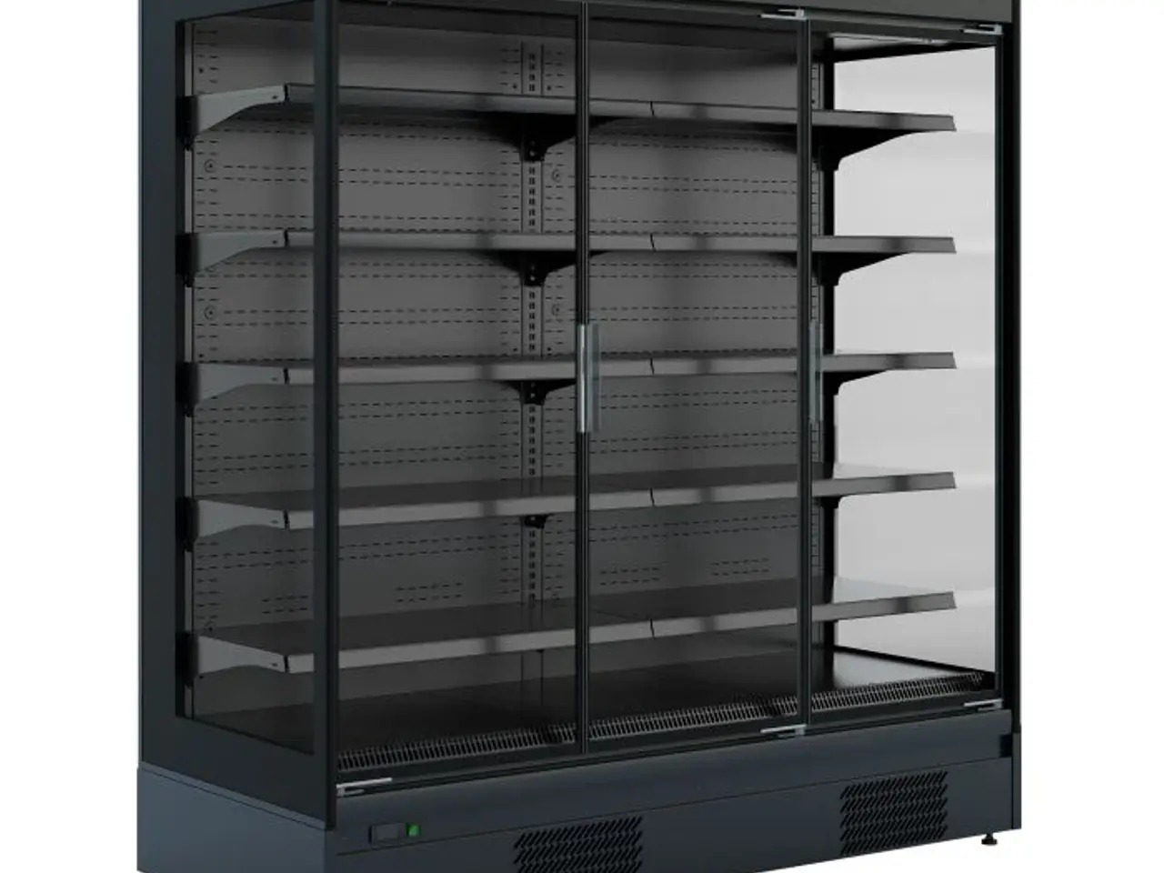 Billede 1 - Vægmonteret køleskab – sort – B3810 xD865 xH2000mm