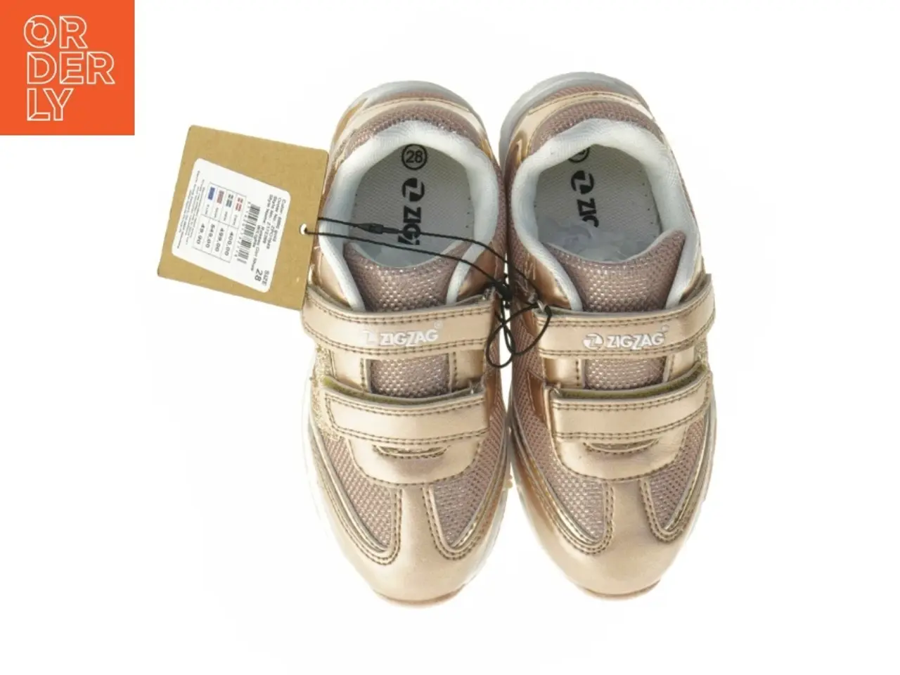 Billede 2 - Nye Børnesko med velcro og glimmer fra ZigZag (str. 28)