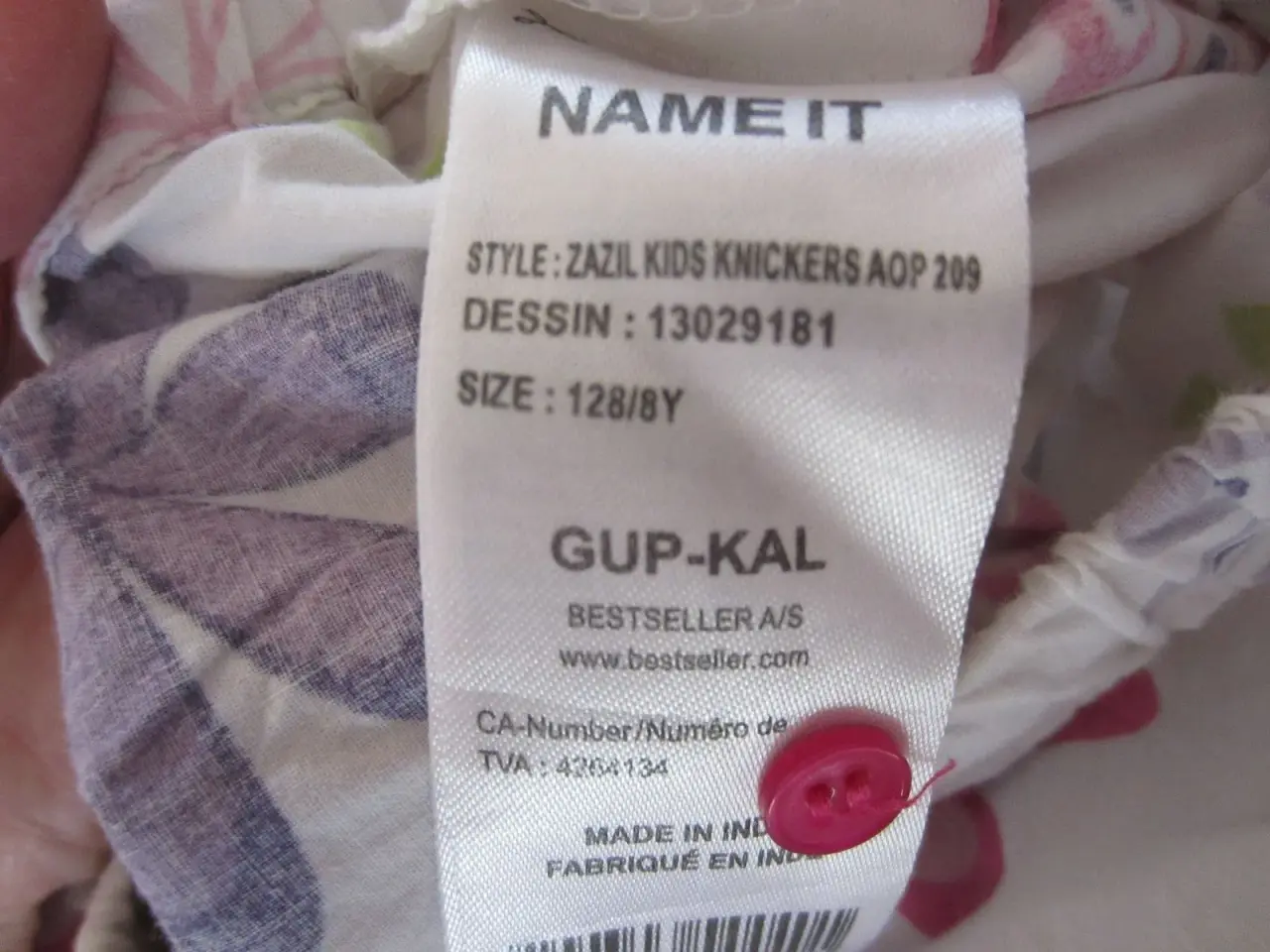 Billede 4 - Smarte knickers i str. 128 fra Name It