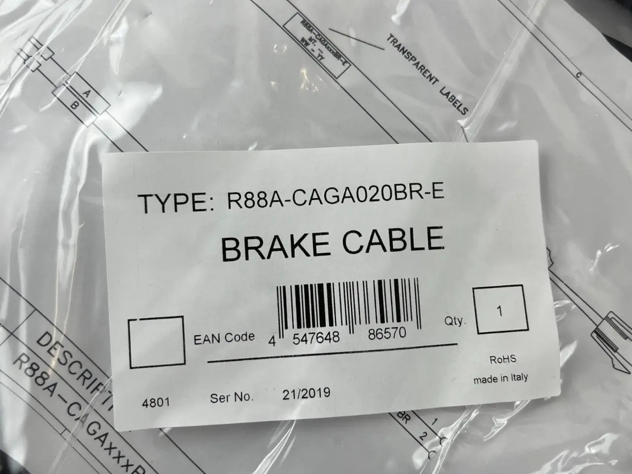 Billede 3 - Omron R88A-CAGA020BR-E SmartStep 2 / G-Series 20m