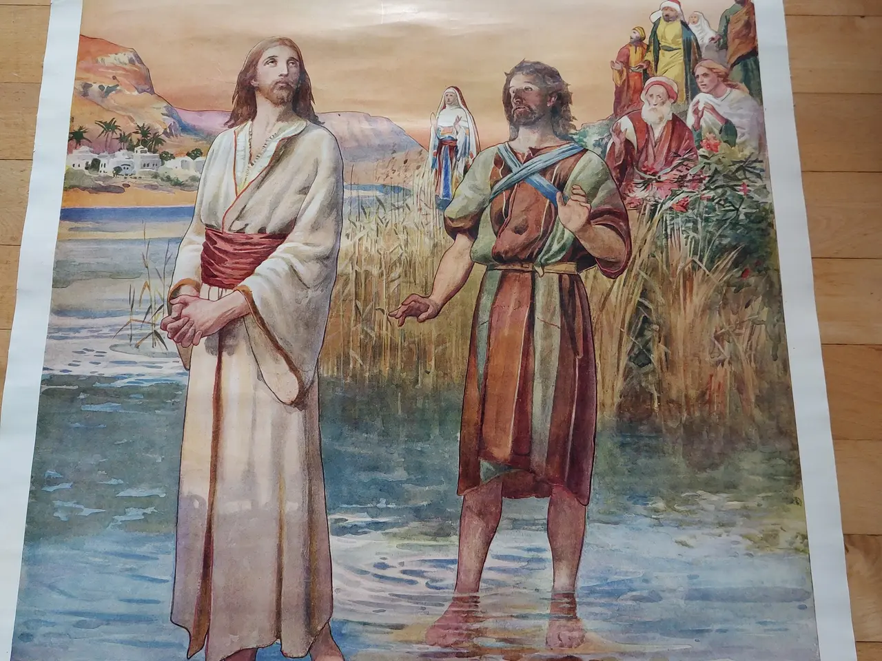 Billede 4 - Plakat Billede af Jesus og andre mensker 