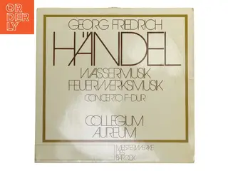 LP Handel Wassermusik Collegium Aureum fra harmonia mundi