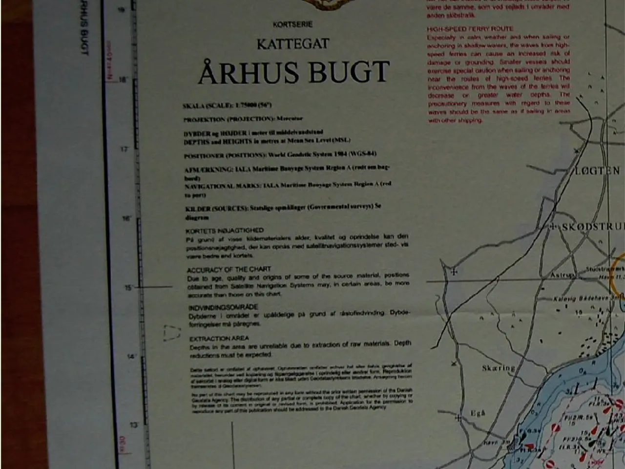 Billede 2 - Dansk Søkort 112 AARHUS BUGT (incl. Samsø)