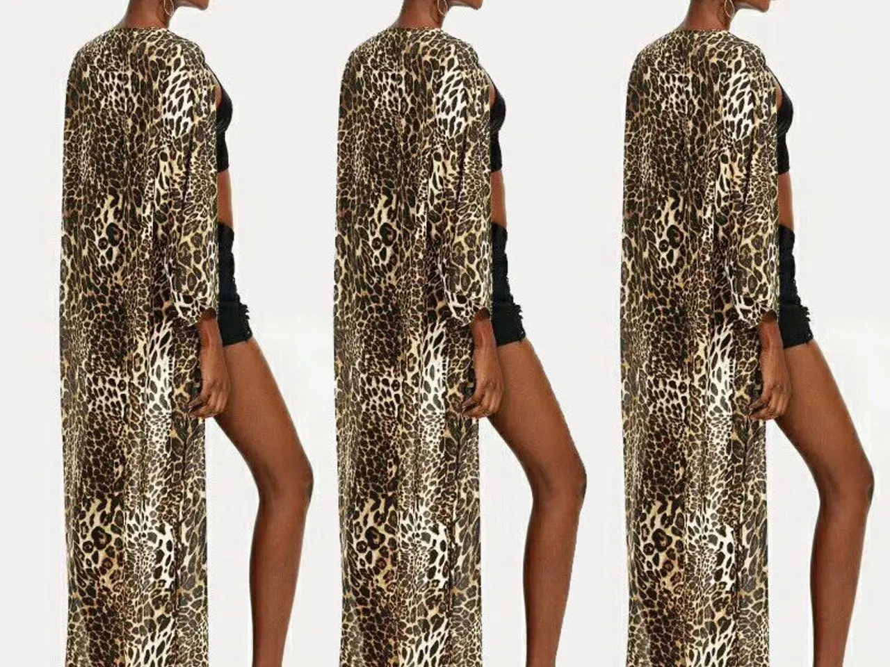Billede 4 - Kimino er i lang model i Leopard
