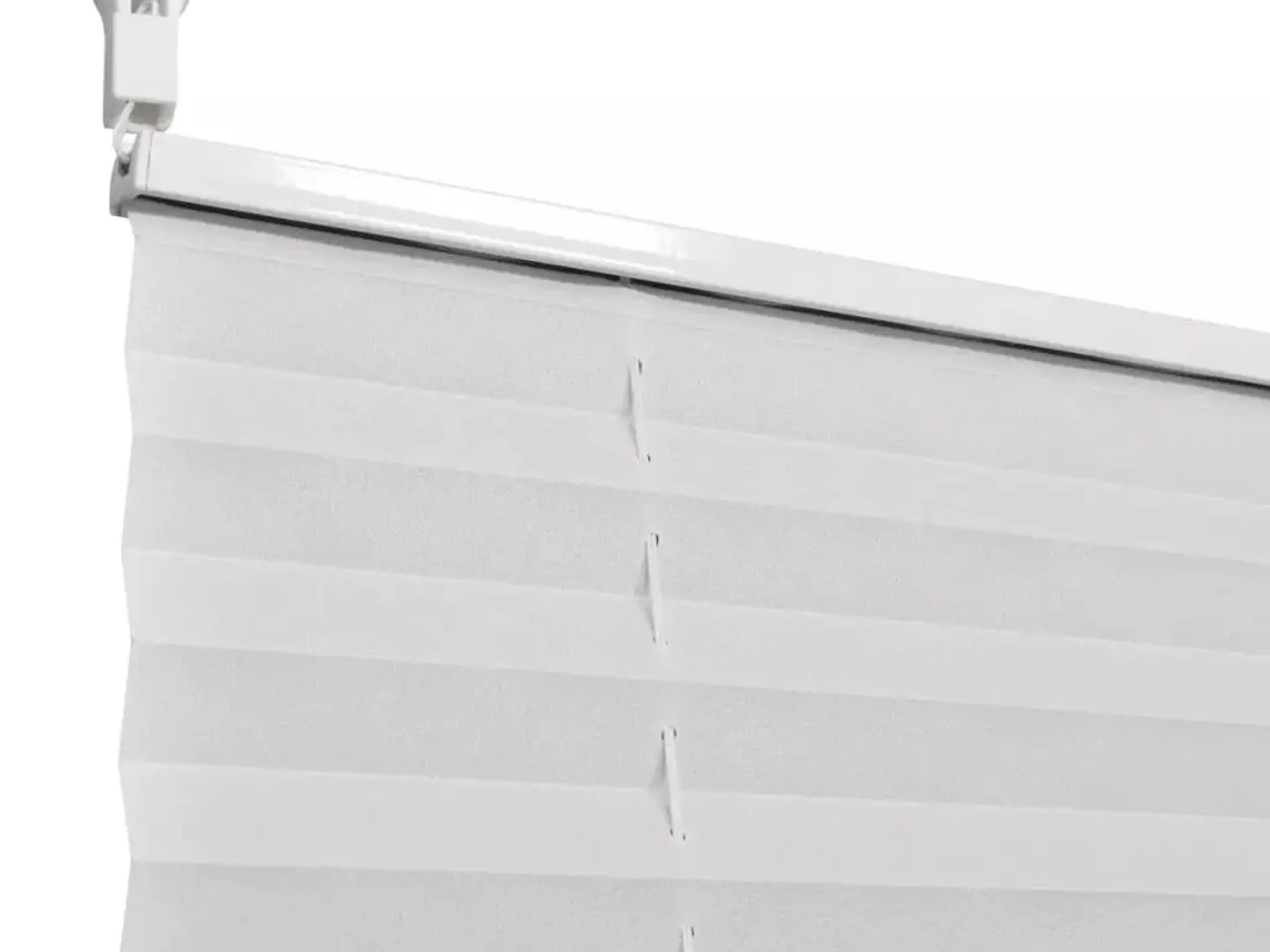 Billede 6 - Plisségardin 100 × 150 cm - hvid, justerbar fra top og bund