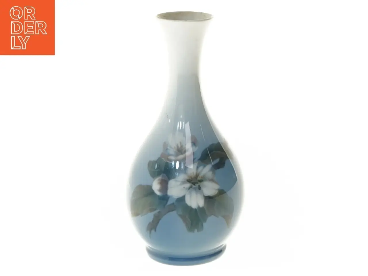 Billede 1 - Blomstermønstret vase fra Royal Copenhagen (str. 22 cm)