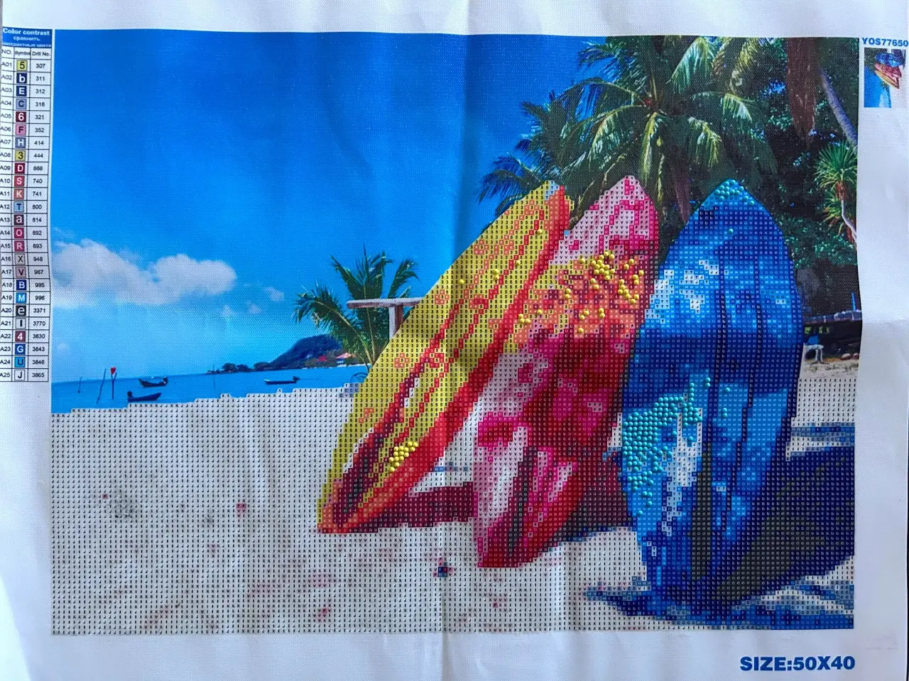 Billede 5 - Diamond Art 40 x 50 cm, 2 motiver