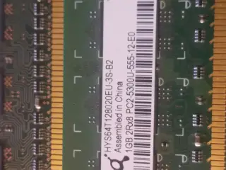 4 stk a 1gb ddr2 ramblokke til st. Pc