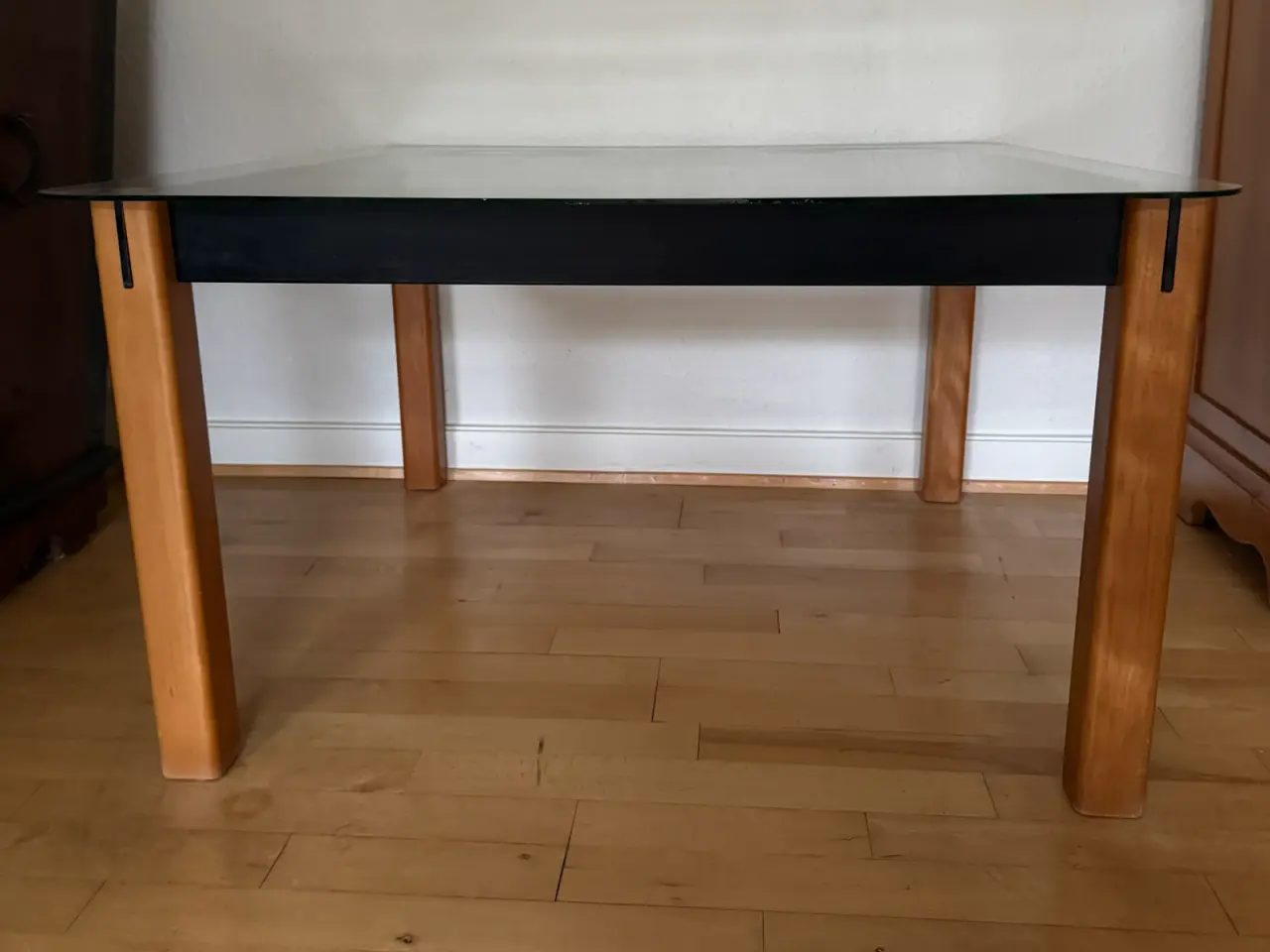 Billede 2 - ⚡️ HASTER: Flot retro sofabord i glas og træ