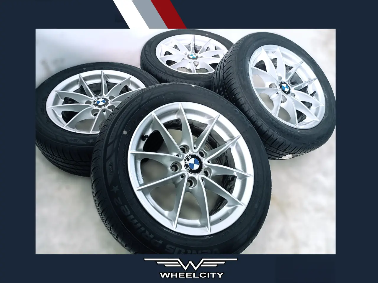 Billede 1 - 5x120 16" ET31 nav 72,6ø BMW sommersæt 