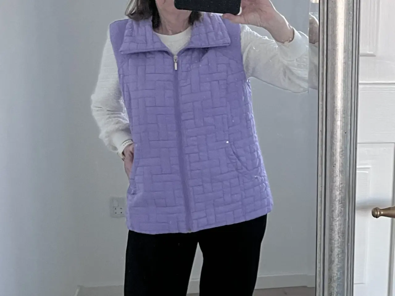 Billede 2 - Vest, Brandtex, Str M lys lilla