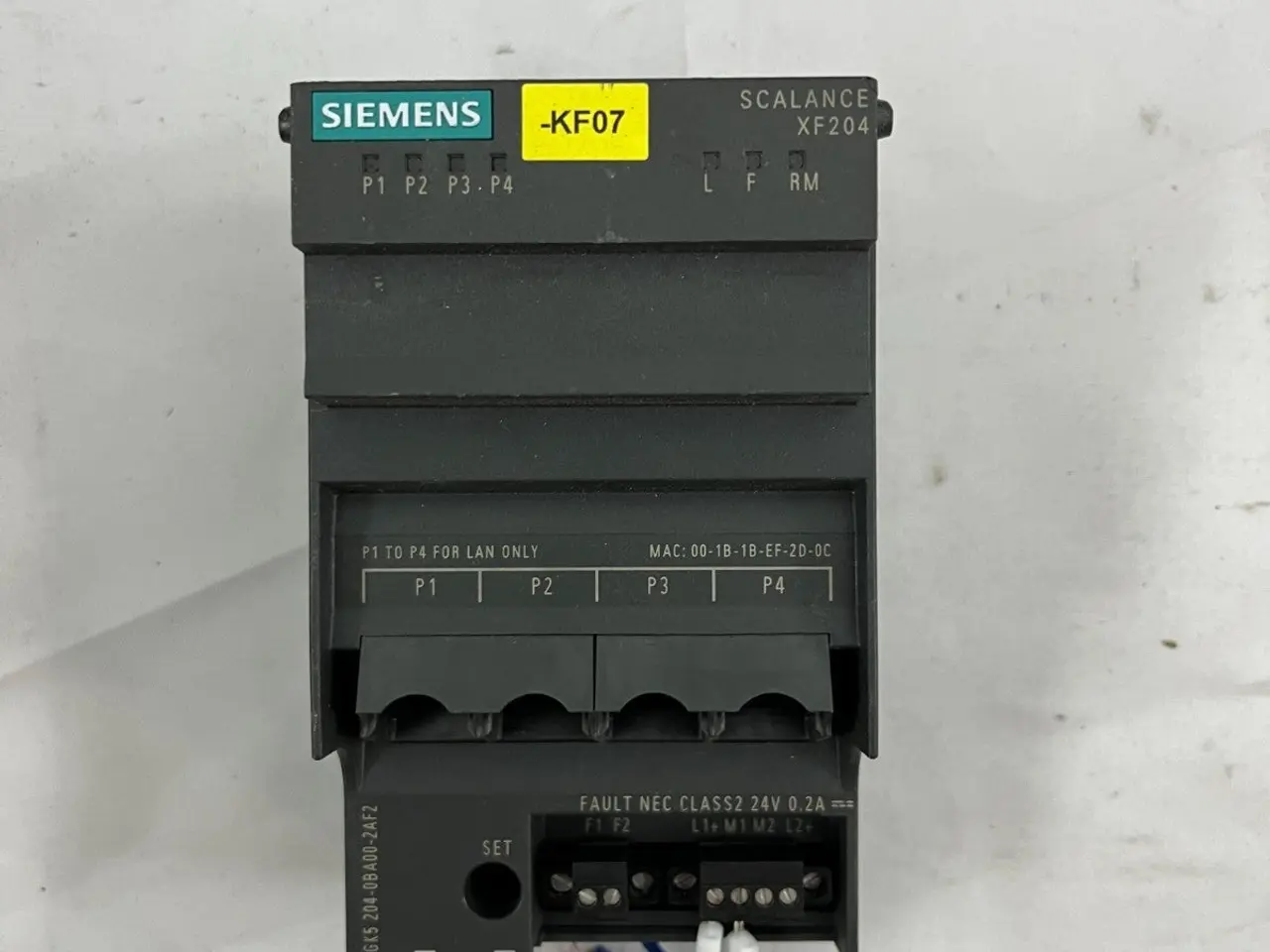 Billede 2 - Siemens SCALANCE XF204 Ethernet kontakt