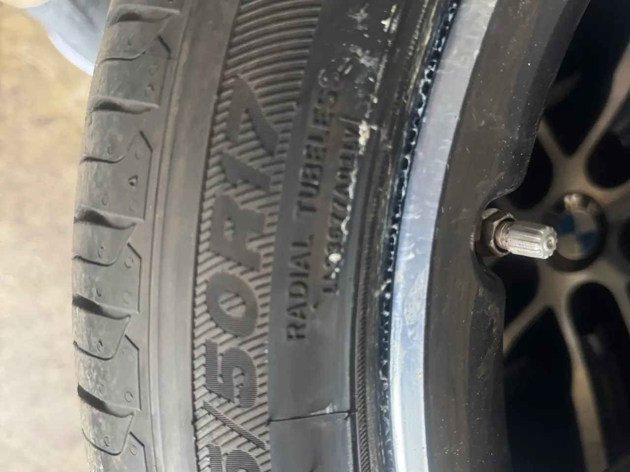 Billede 6 - MBW original Alufælge med 98% dæk(6-7 mm)