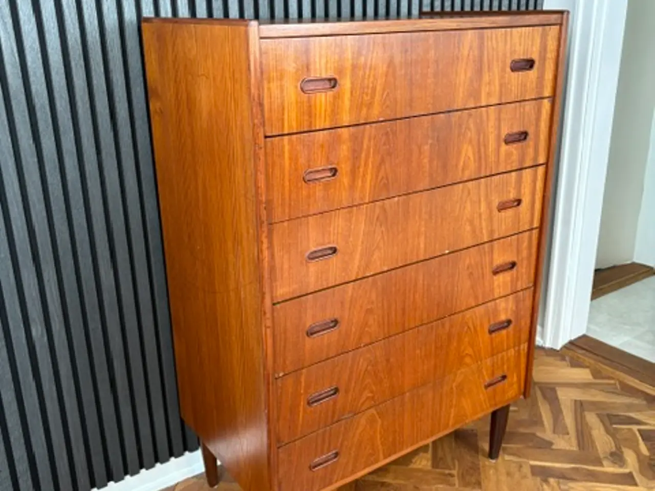 Billede 2 - Teak kommode med 6 skuffer