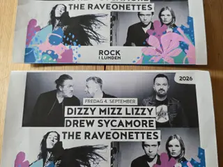 2 billetter ROCK I LUNDEN HORSENS
