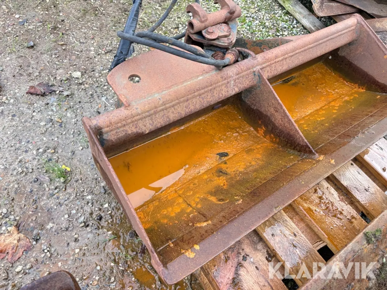 Billede 5 - Hydraulisk kipskovl 2 styk med 4 skovle