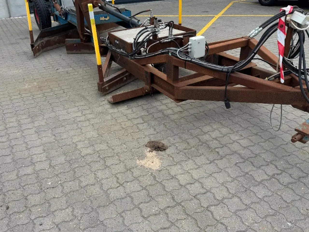 Billede 3 - Bugseret 7meter el/hydraulisk vejhøvl Kværs