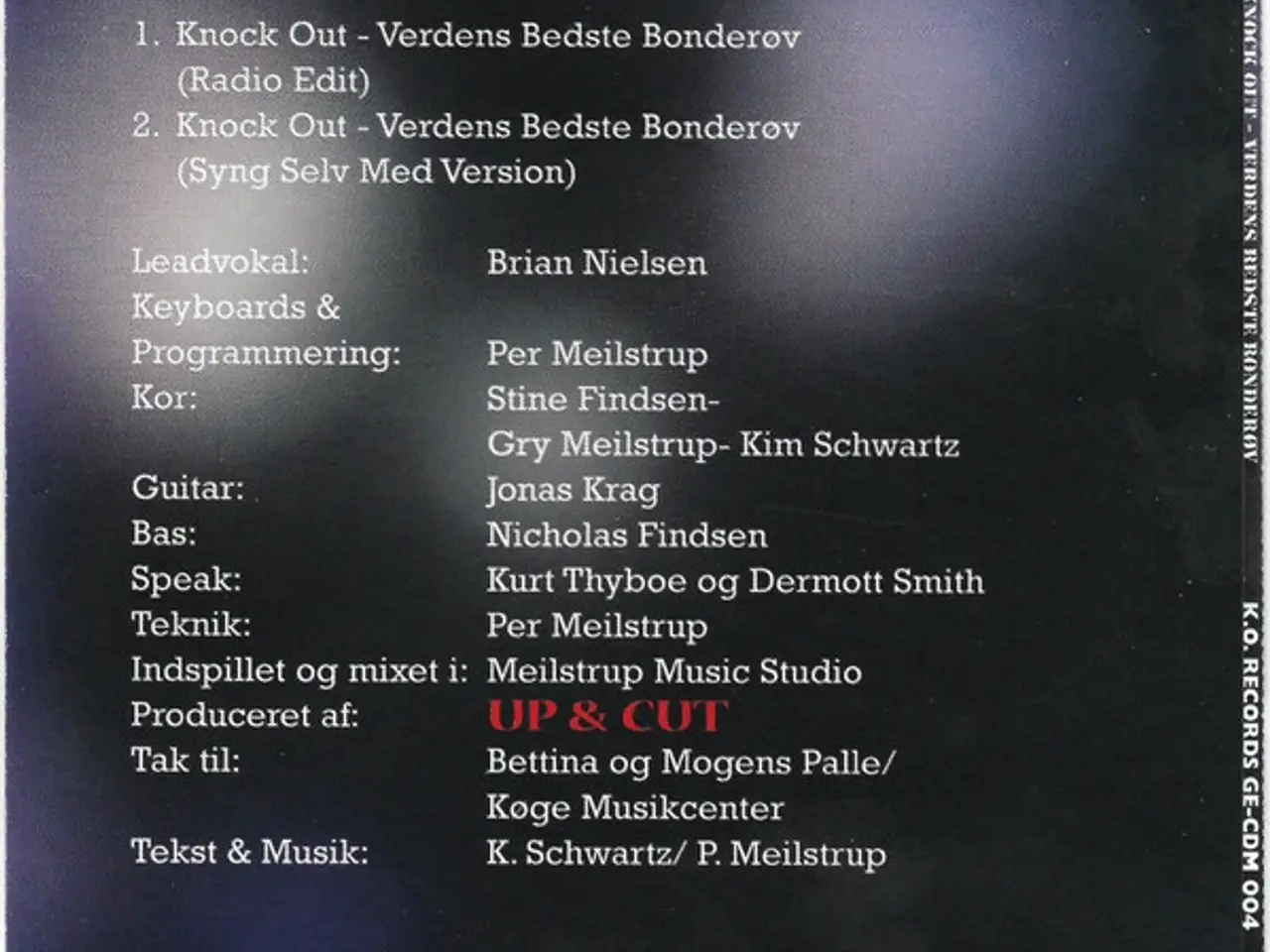 Billede 2 - Brian Nielsen – Knock Out – CD