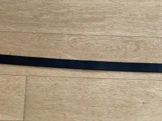 Sort læder bælte