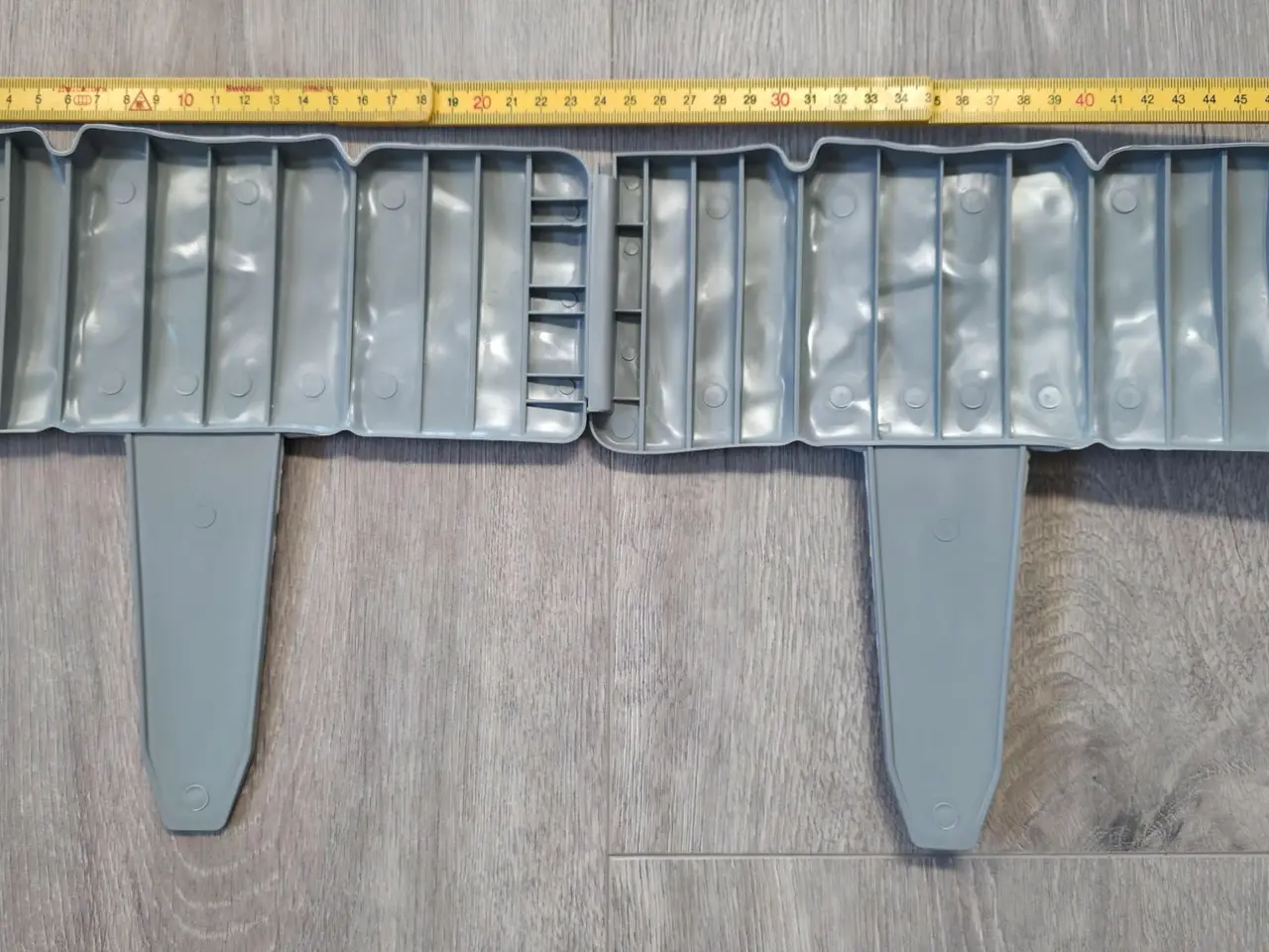 Billede 3 - Plastik Havekant Hegn i Grå Sten Effekt