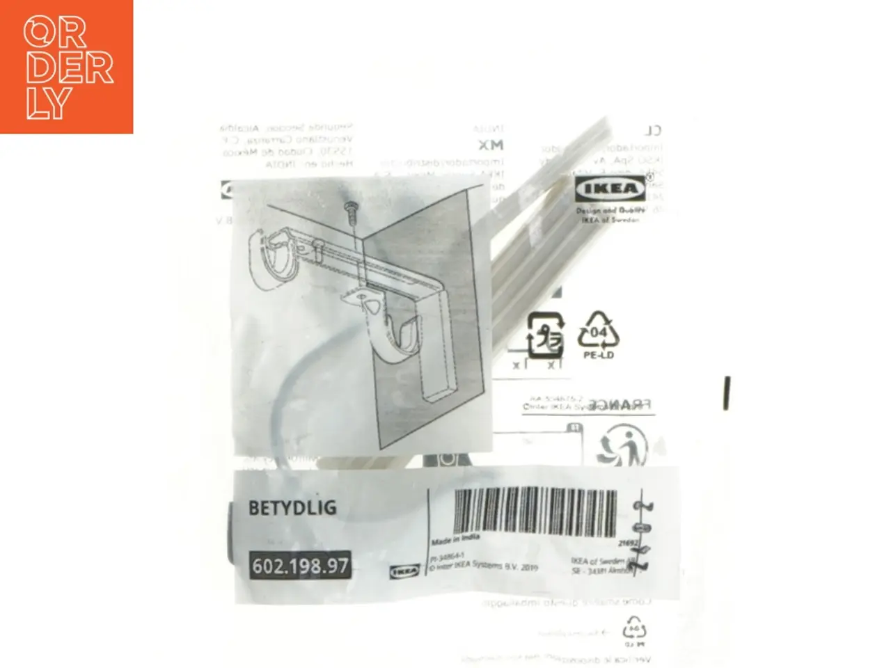 Billede 2 - IKEA Betyldig gardin beslag fra IKEA