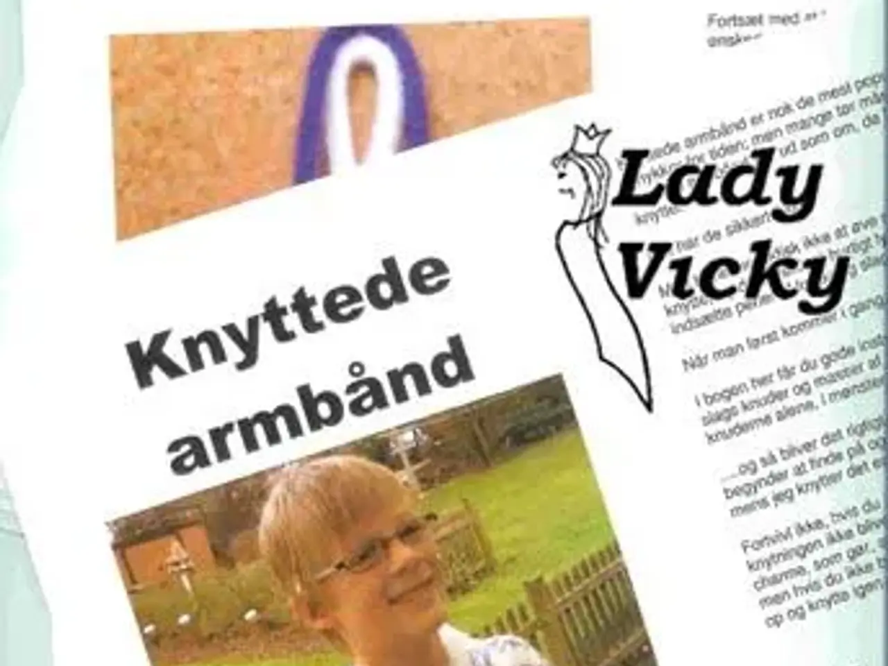 Billede 1 - Knyttede armbånd # Instruktionsbog