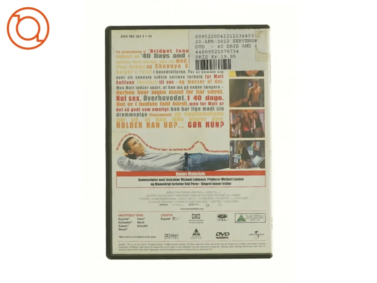 Billede 2 - 40 days 40 nights fra dvd