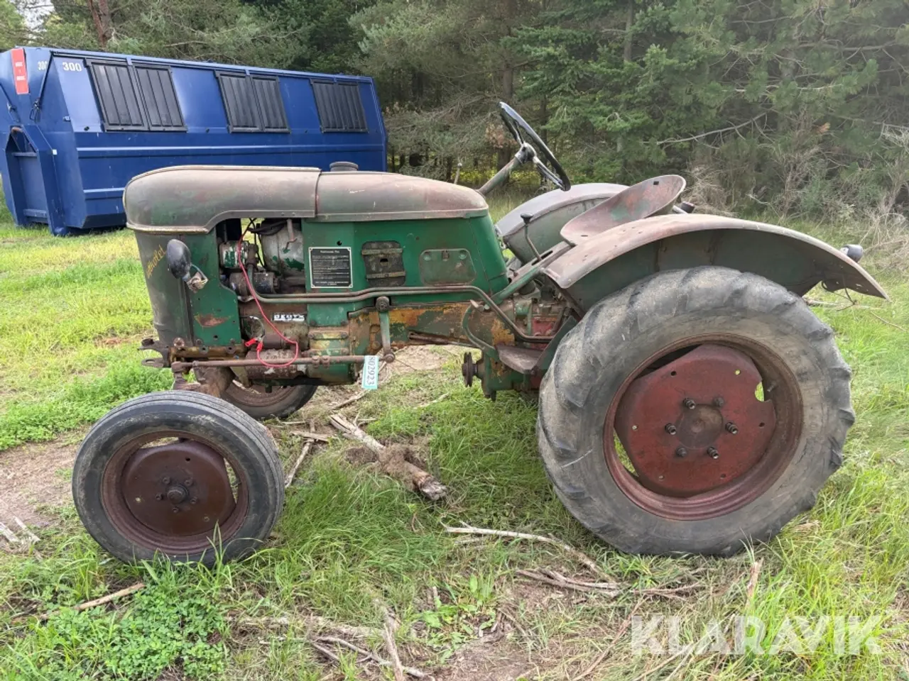 Billede 2 - Veterantraktor Deutz D 15-N 1 cylinderet diesel luftkølet