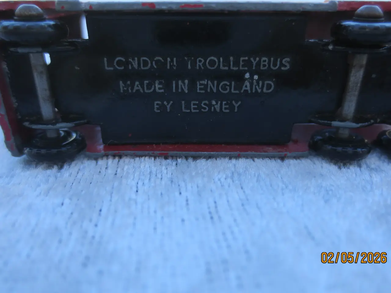 Billede 3 - 1 stk Modelbil London Trolley Bus