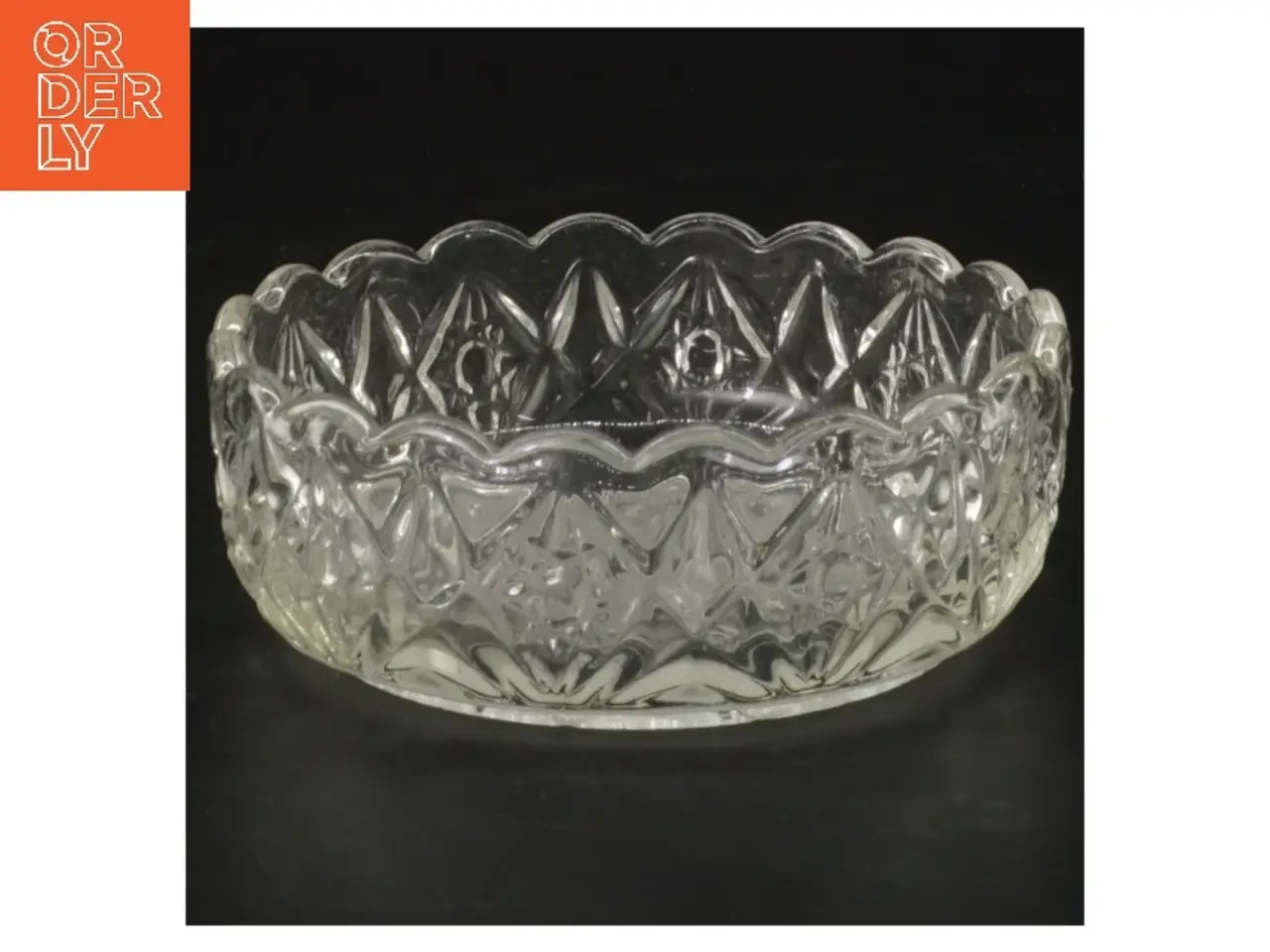 Billede 1 - Glas skål af krystal (str. Ø 10,5 cm)