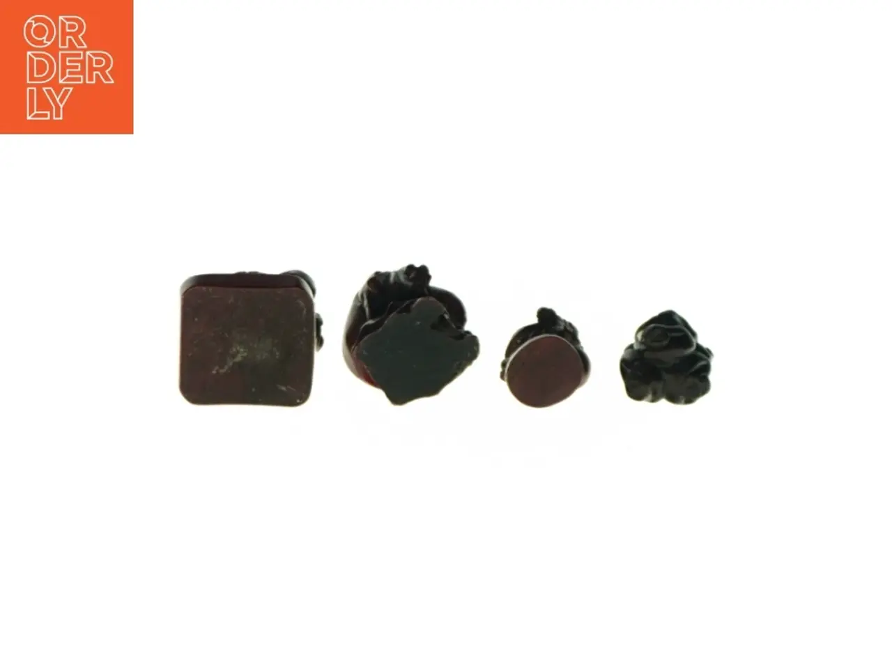 Billede 2 - Dekorative figurer 4 stk.  (str. 6 x 6x8-4x4x4 CM)