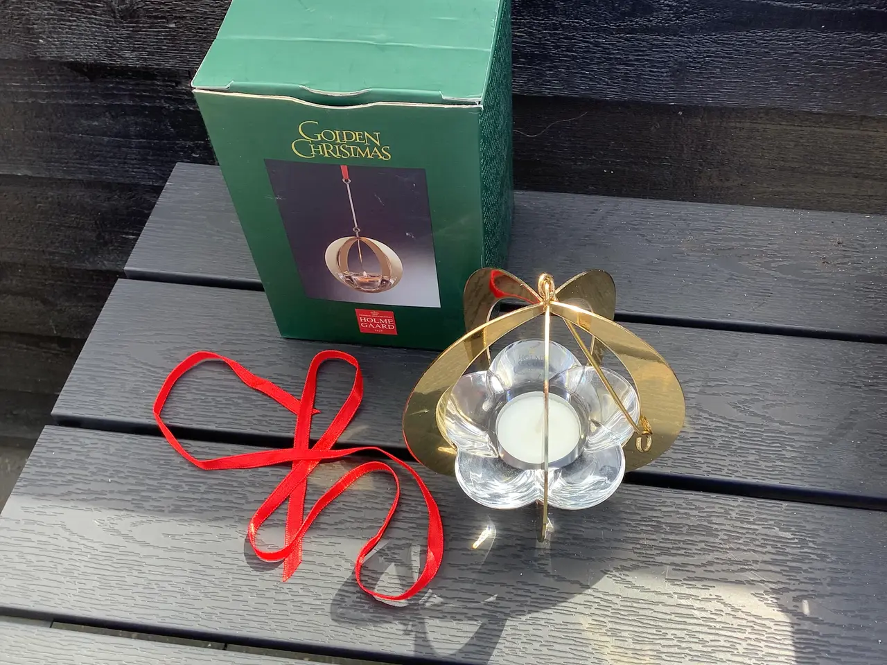 Billede 3 - Holmegaard Golden Christmas ophæng