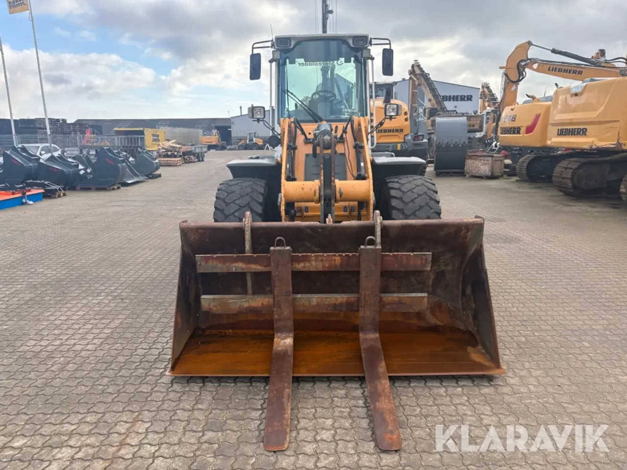 Billede 8 - Gummiged Liebherr L514 + tilbehør